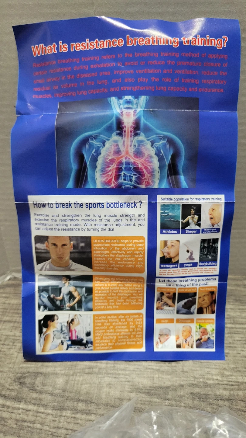 Oxyfit Endurance Trainer Respiratory Muscle Strength Device - photo 2