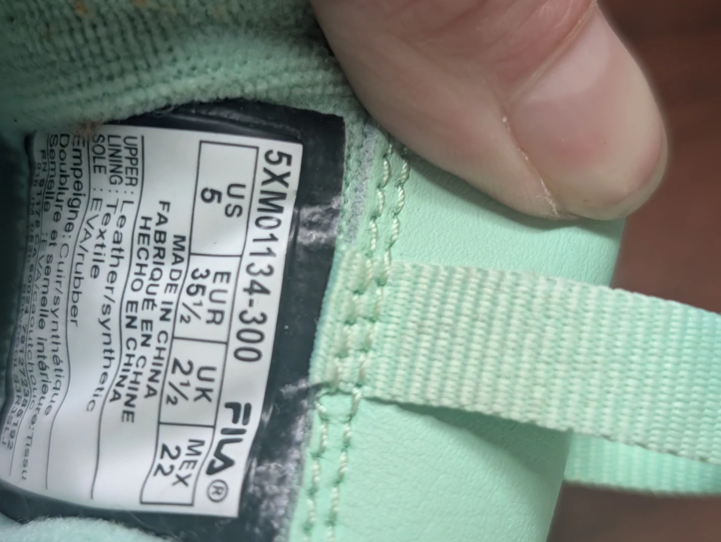 Fila Disruptor II Mint Green Sneakers - photo 3