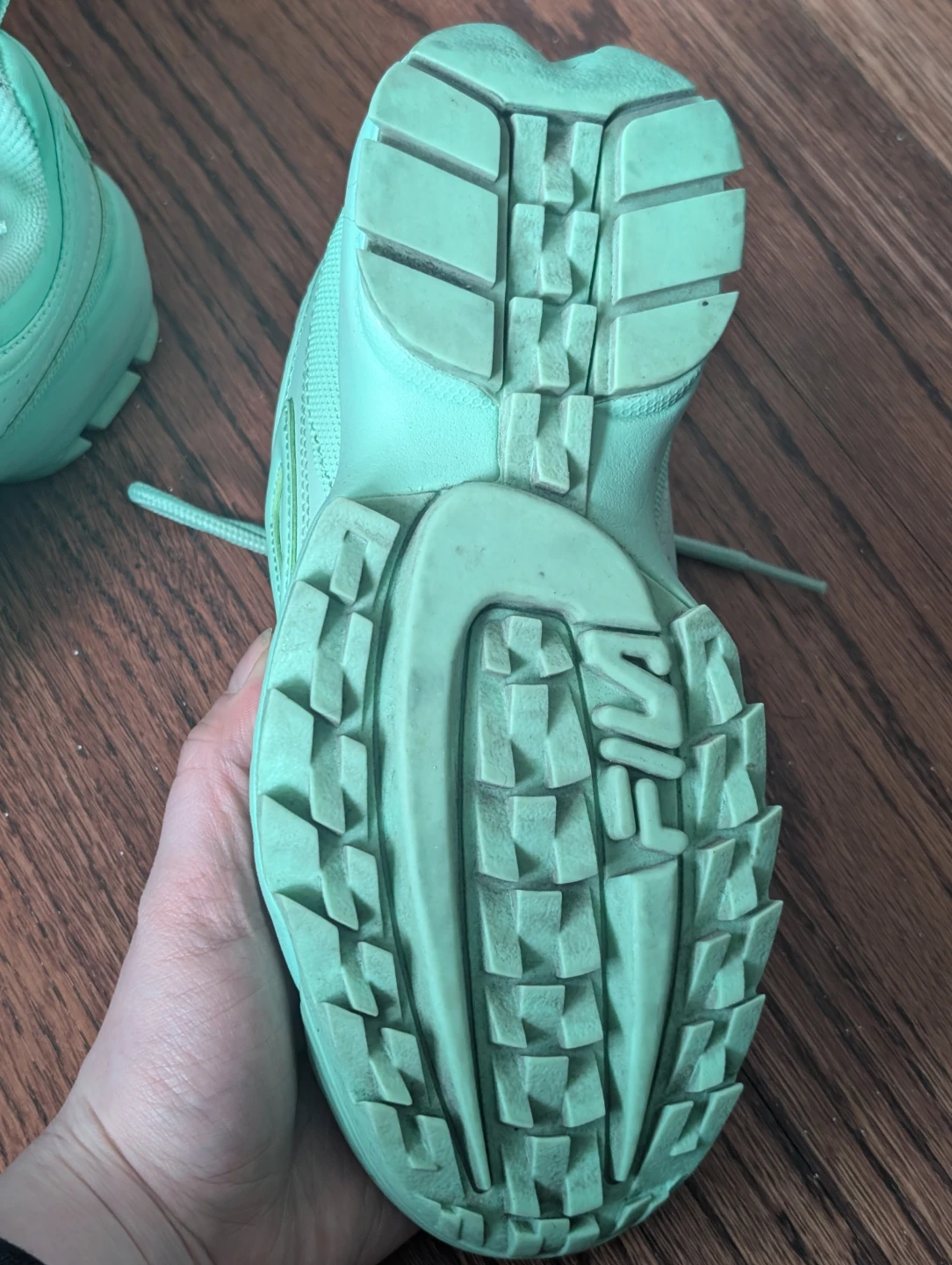 Fila Disruptor II Mint Green Sneakers - photo 4