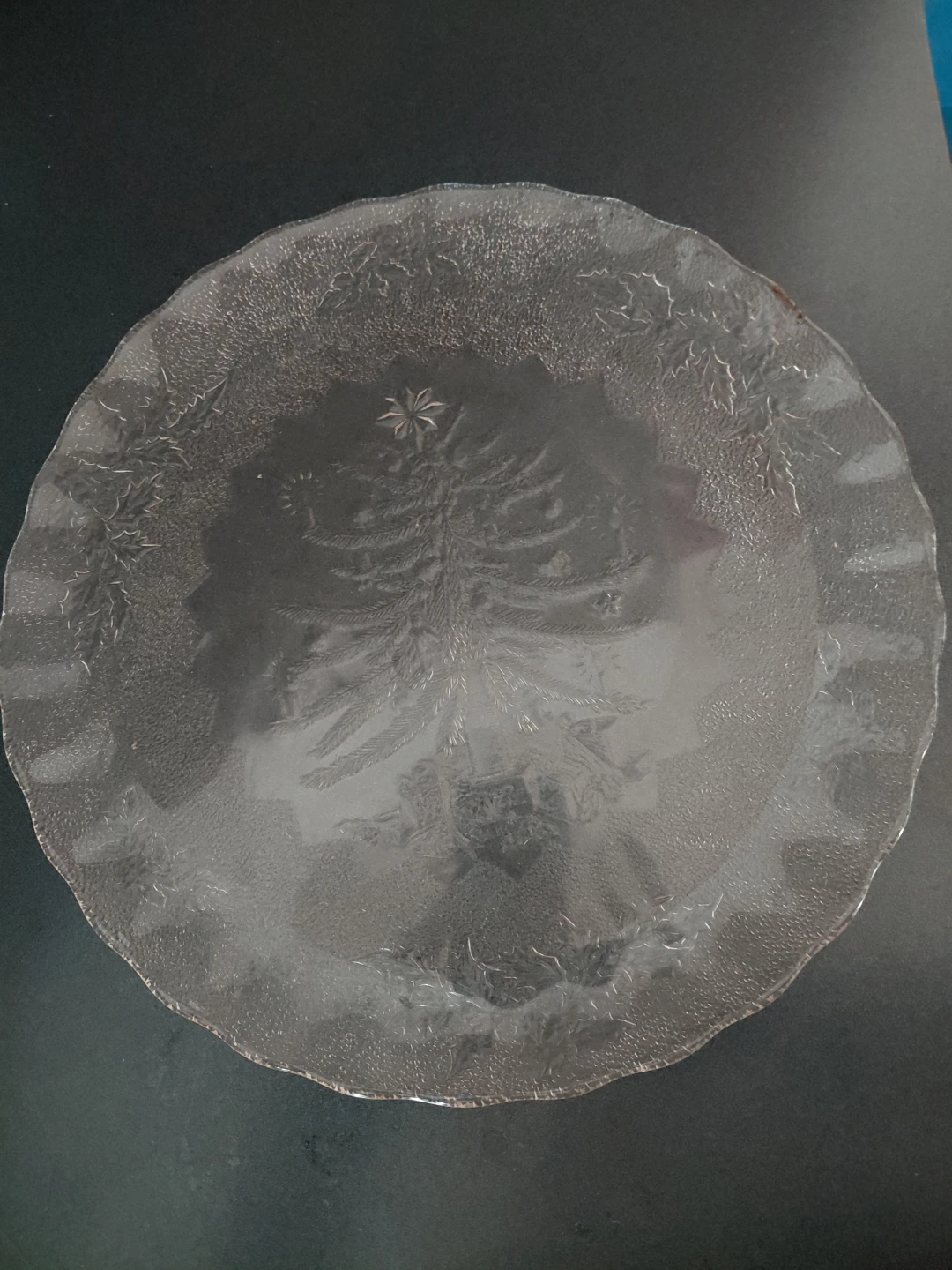 Glass Decorative Plates - Christmas Tree, Bells, Dove - photo 2