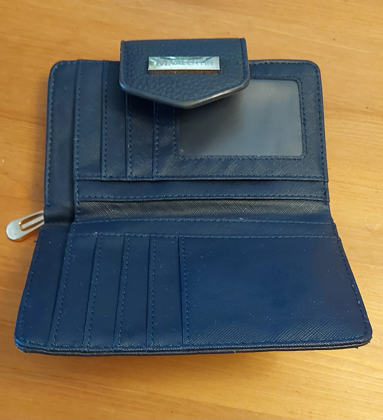 Navy Blue Bi-fold Wallet - Valentina - photo 2