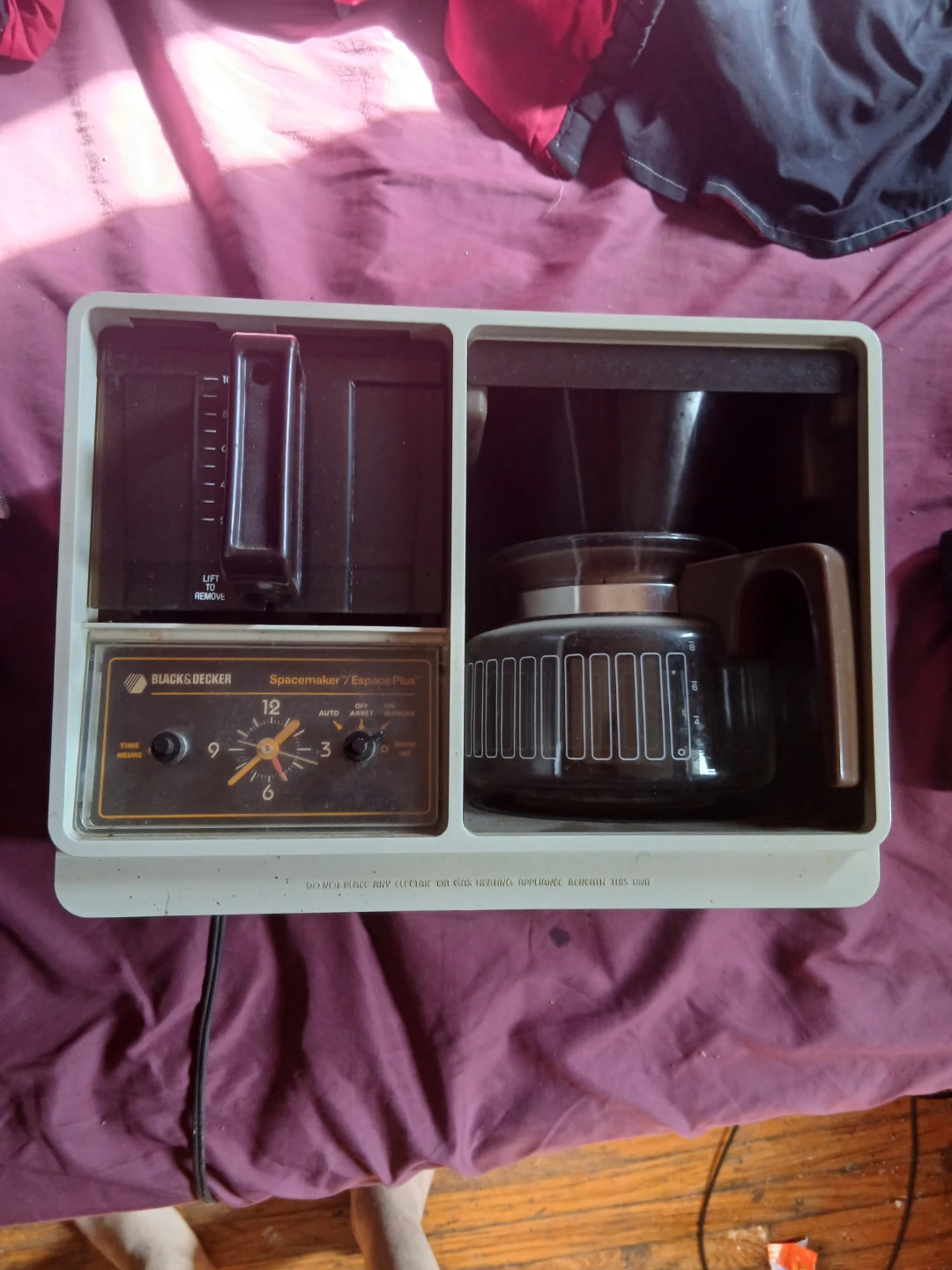 Black & Decker Spacemaker 7 Coffee Maker with Carafe