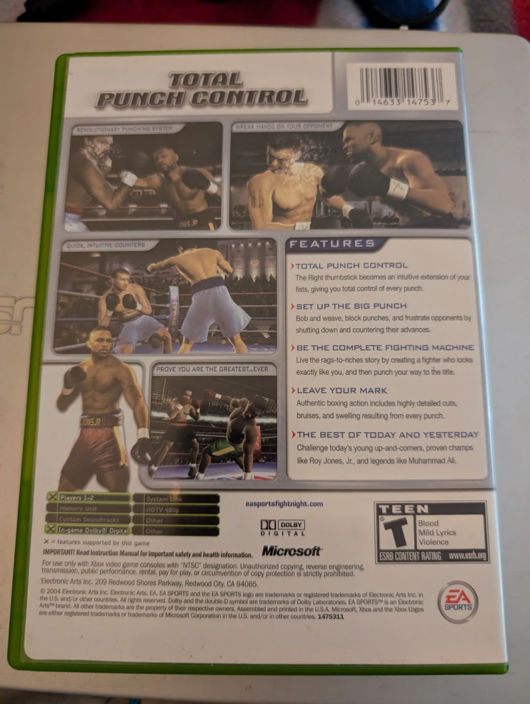 EA Sports Fight Night 2004 Xbox Game - photo 3