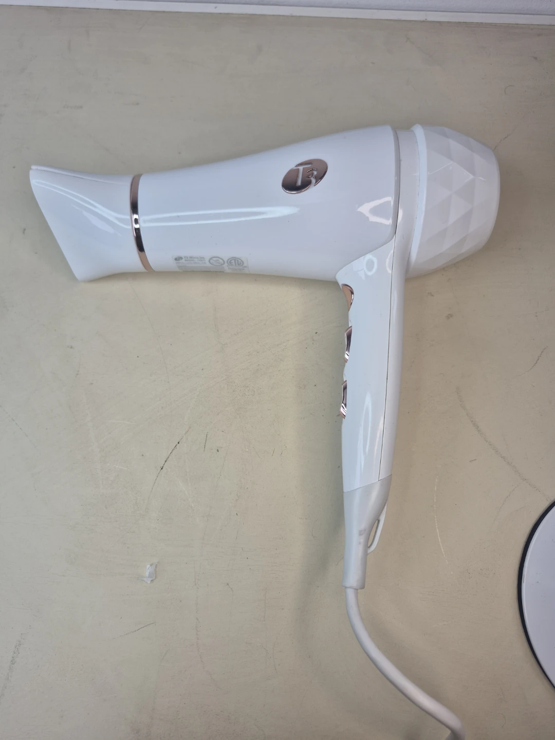T3 White Hair Dryer