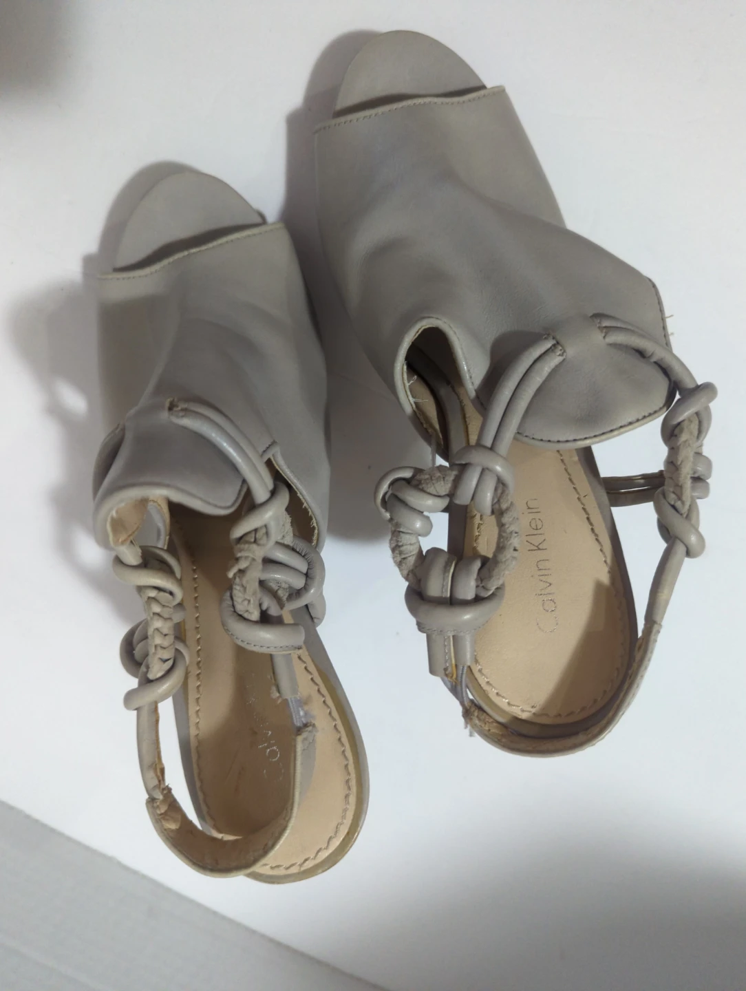 Calvin Klein Women's Grey Heeled Sandals - photo 5