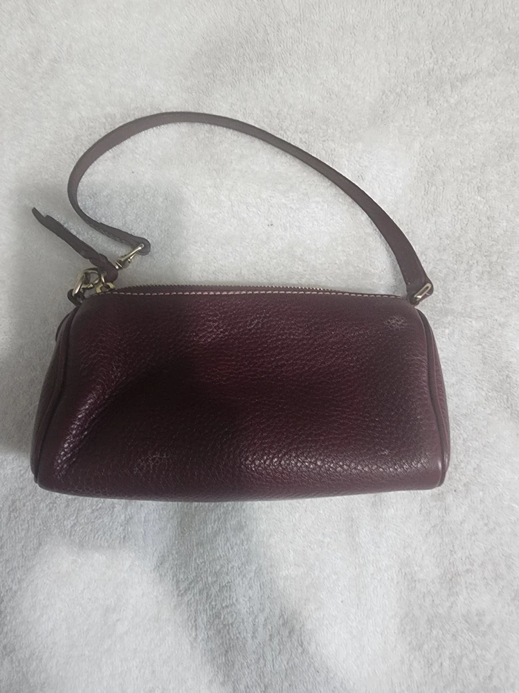 Dooney & Bourke Small Burgundy Leather Wristlet - photo 2