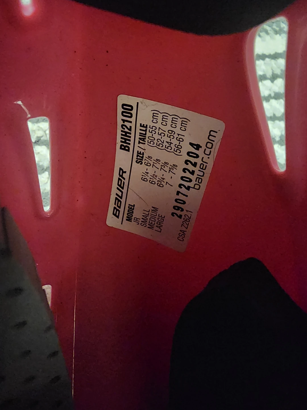 Bauer BHH2100 Hockey Helmet - Pink - photo 2