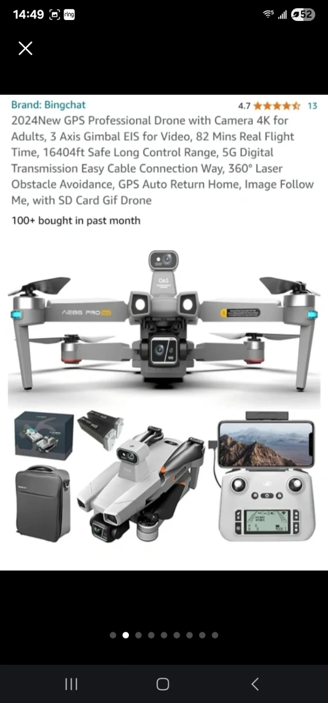 AE86 Pro Max Drone with 4K Camera and Remote Controller - photo 3