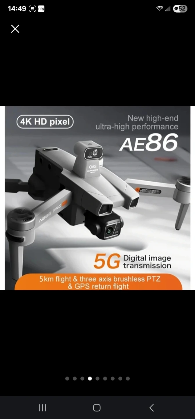 AE86 Pro Max Drone with 4K Camera and Remote Controller - photo 5