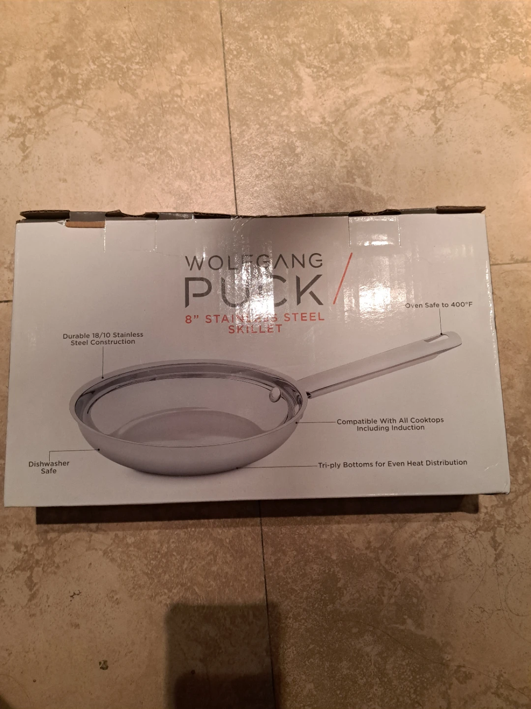 Wolfgang Puck 8" Stainless Steel Skillet