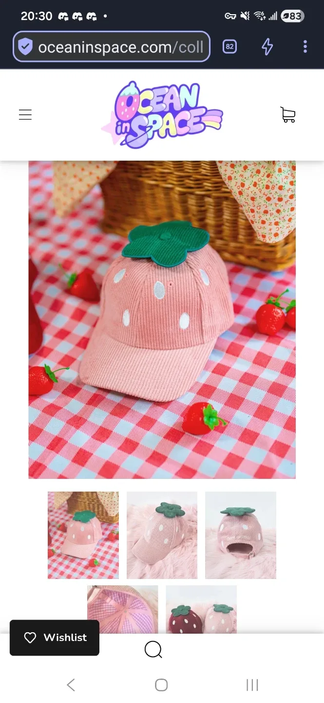 Ocean In Space strawberry hat - photo 4