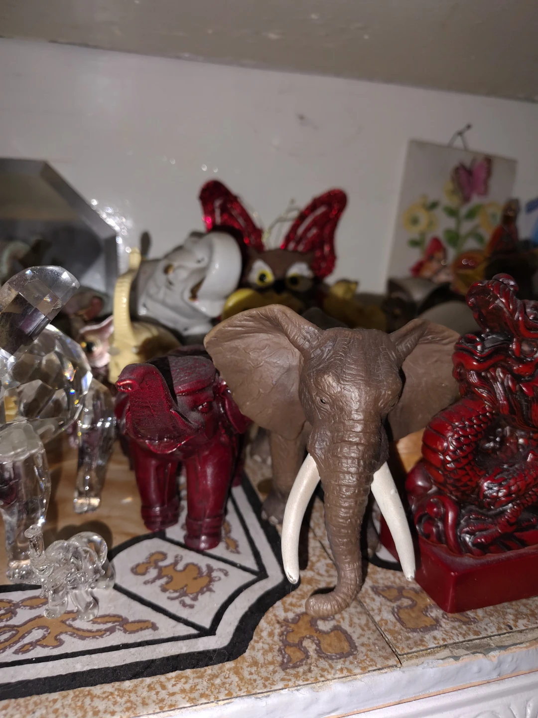 Collection of Decorative Elephant Figurines - photo 3