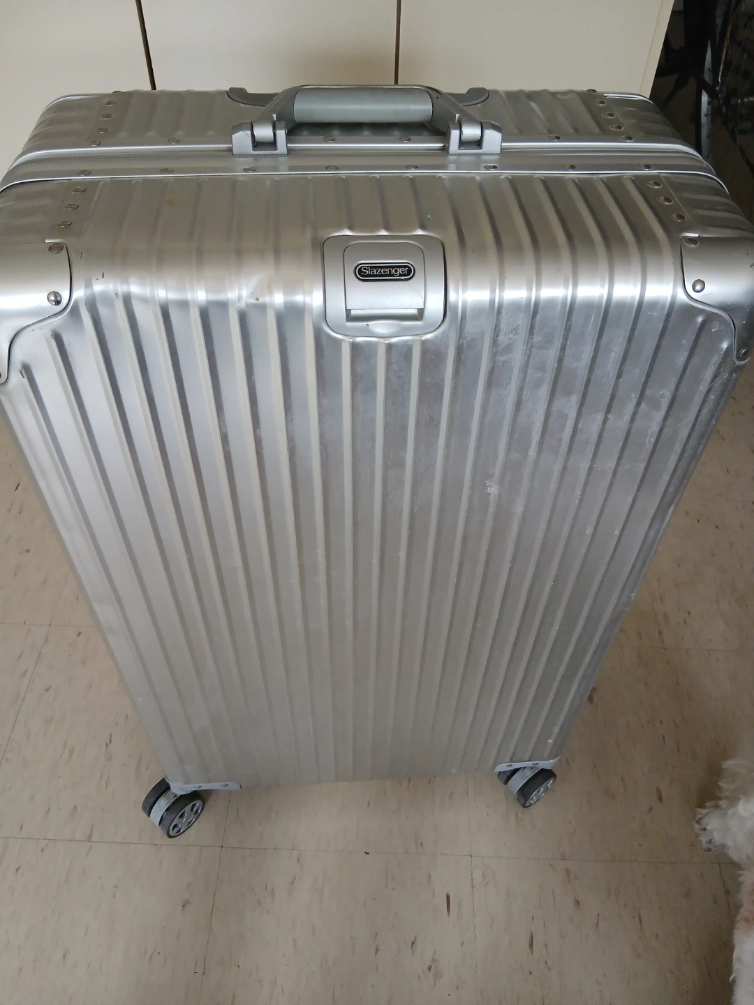 Silver Slazenger Hardside Spinner Luggage