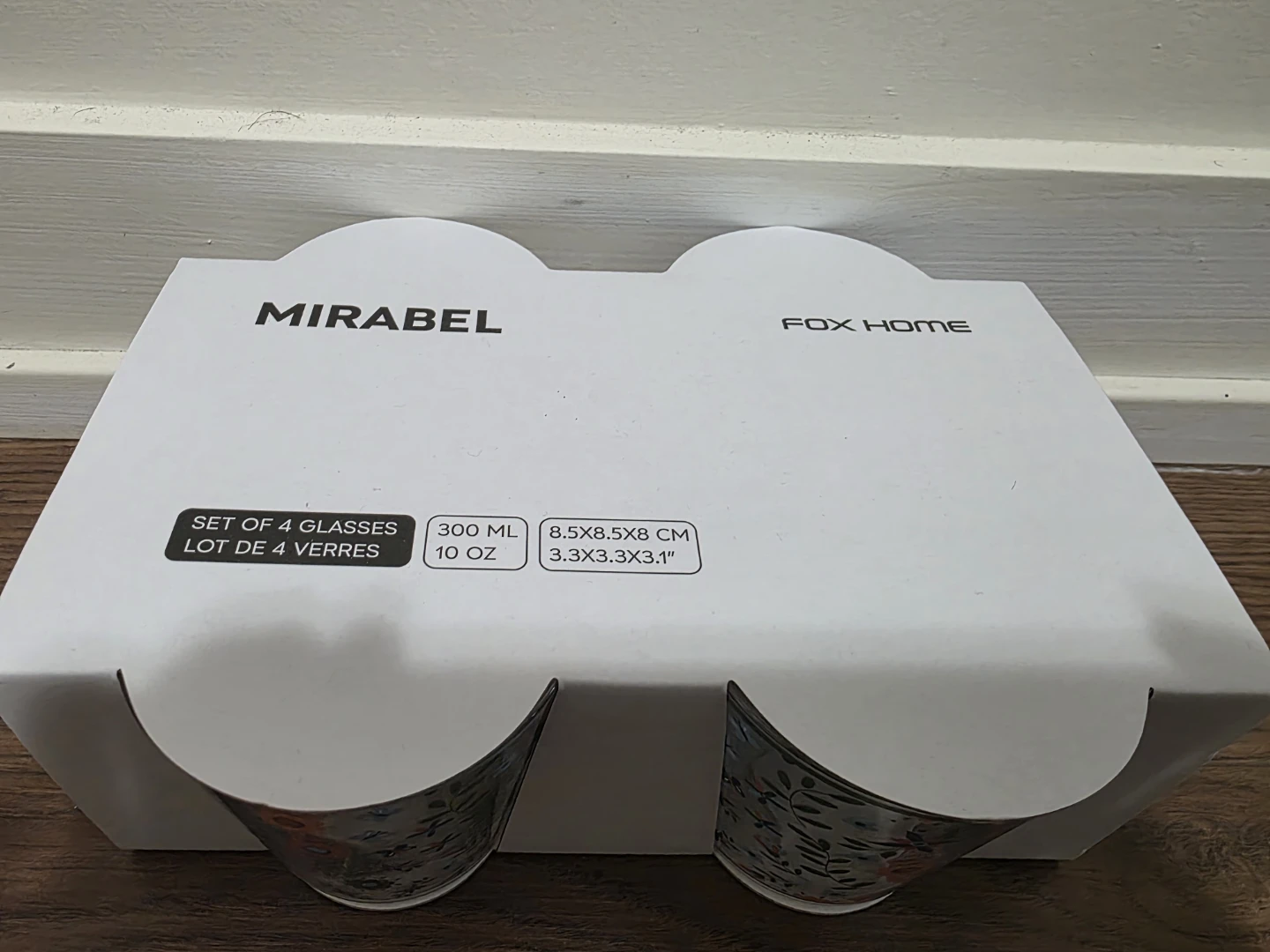 Mirabel Set of 4 Glasses - Fox Home