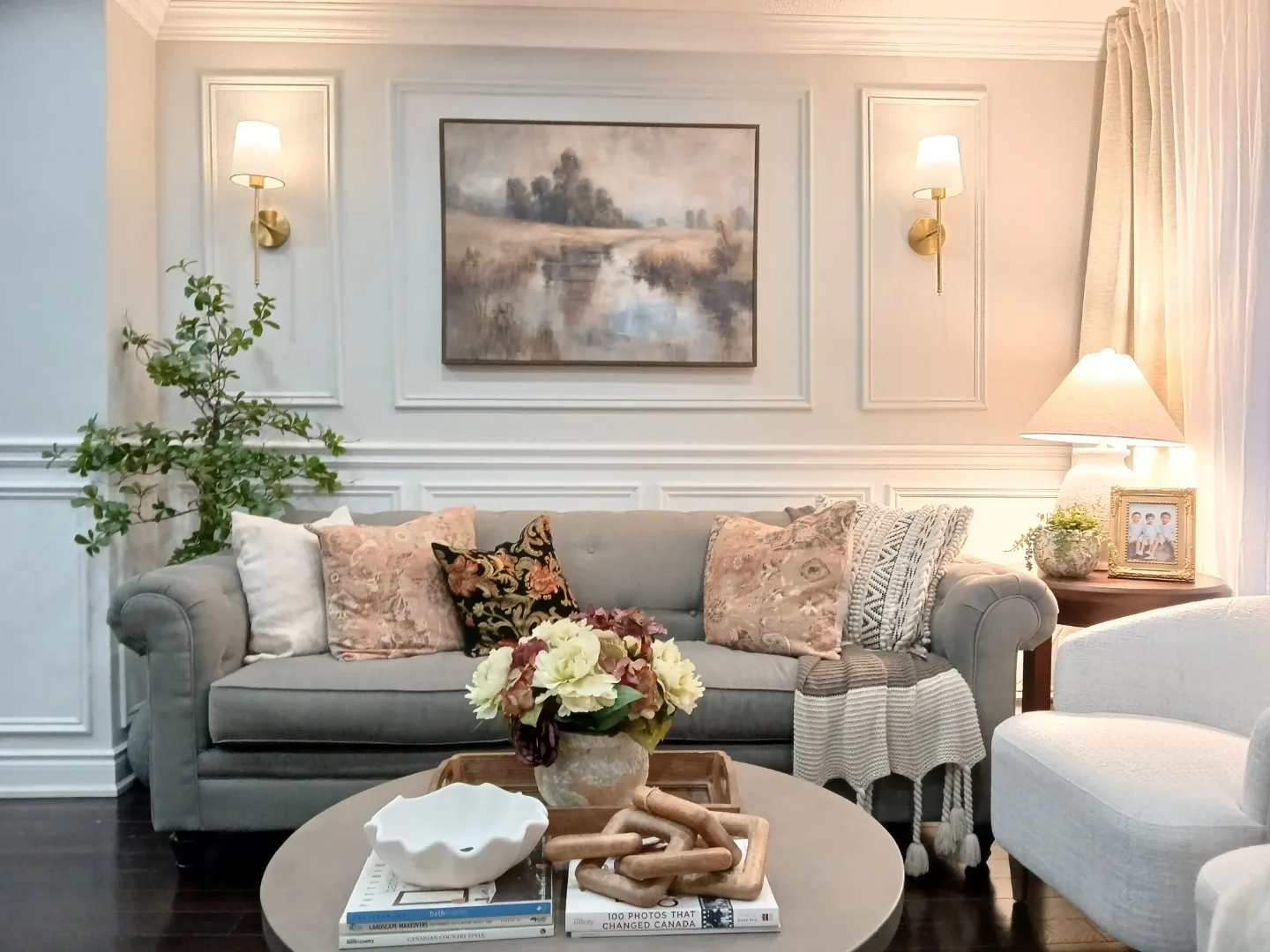 Grey Tufted Sofa - photo 4