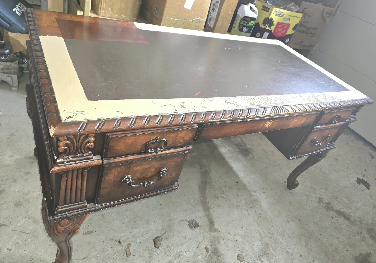 Used solid Wood Desk