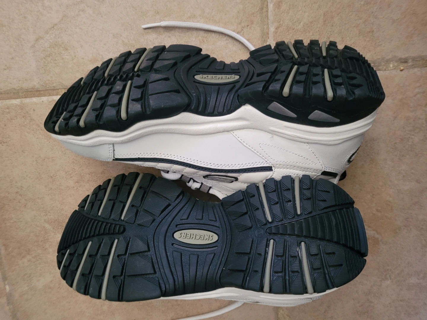 Skechers Sport Wide Fit White Athletic Shoes - photo 3