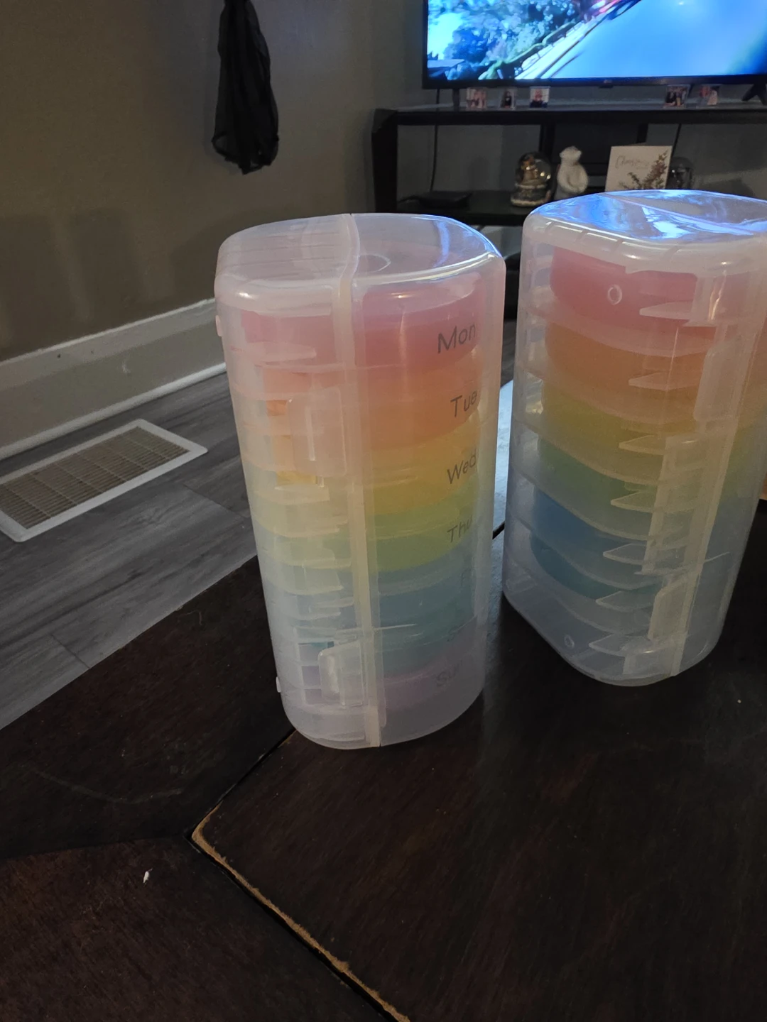 Rainbow Weekly Pill Organizer Cases (2 Pack) - photo 2