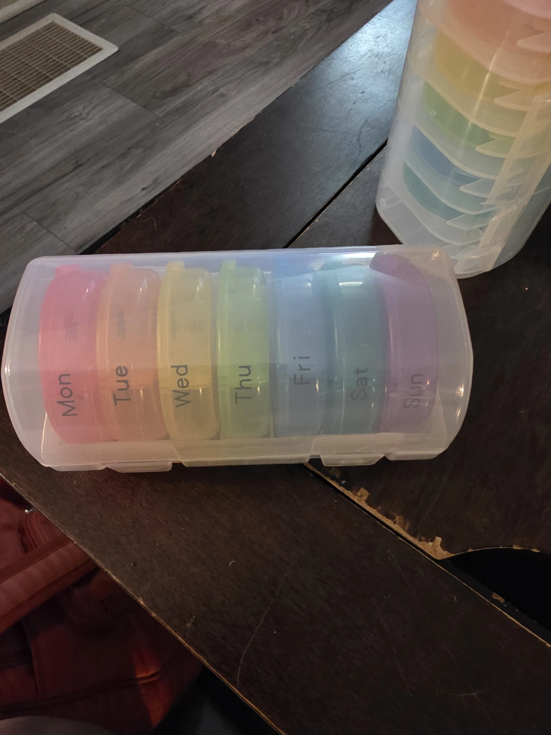 Rainbow Weekly Pill Organizer Cases (2 Pack) - photo 3