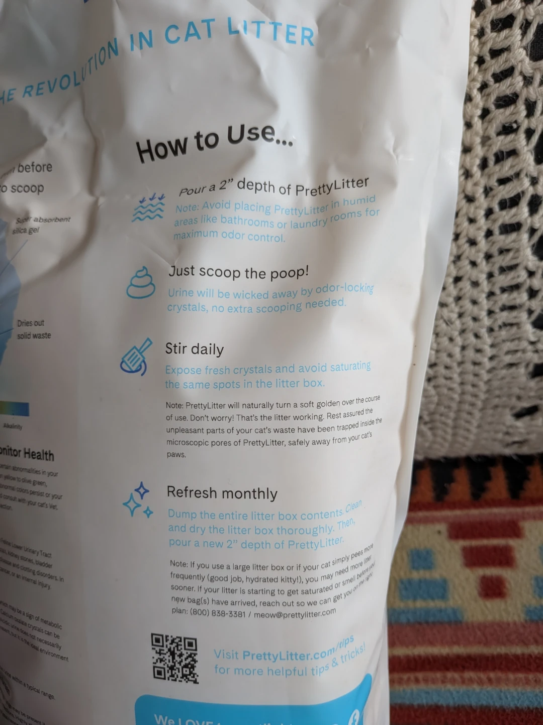 PrettyLitter Original Unscented (2 Bags) - photo 3
