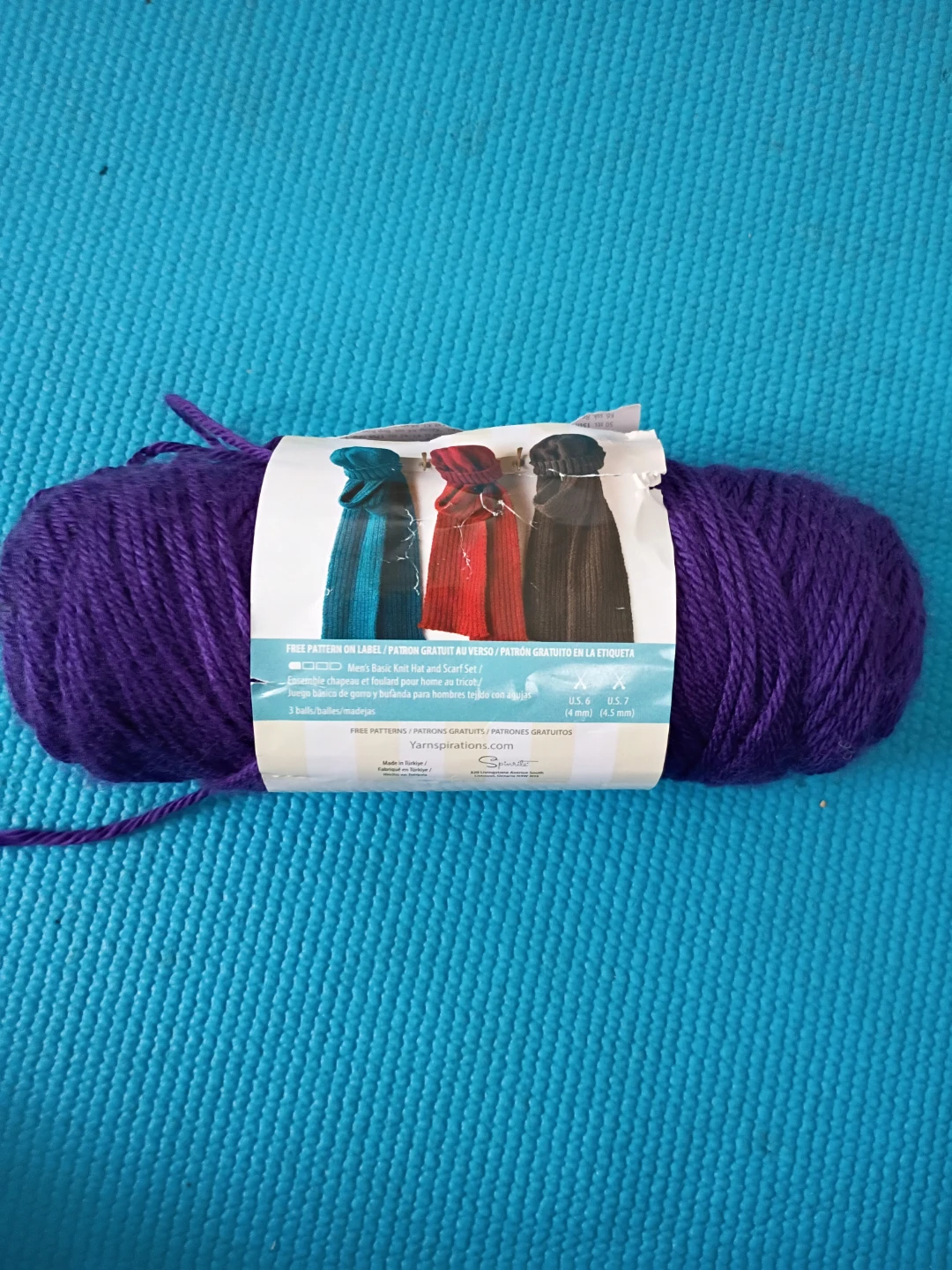 Caron Simply Soft Yarn - Purple