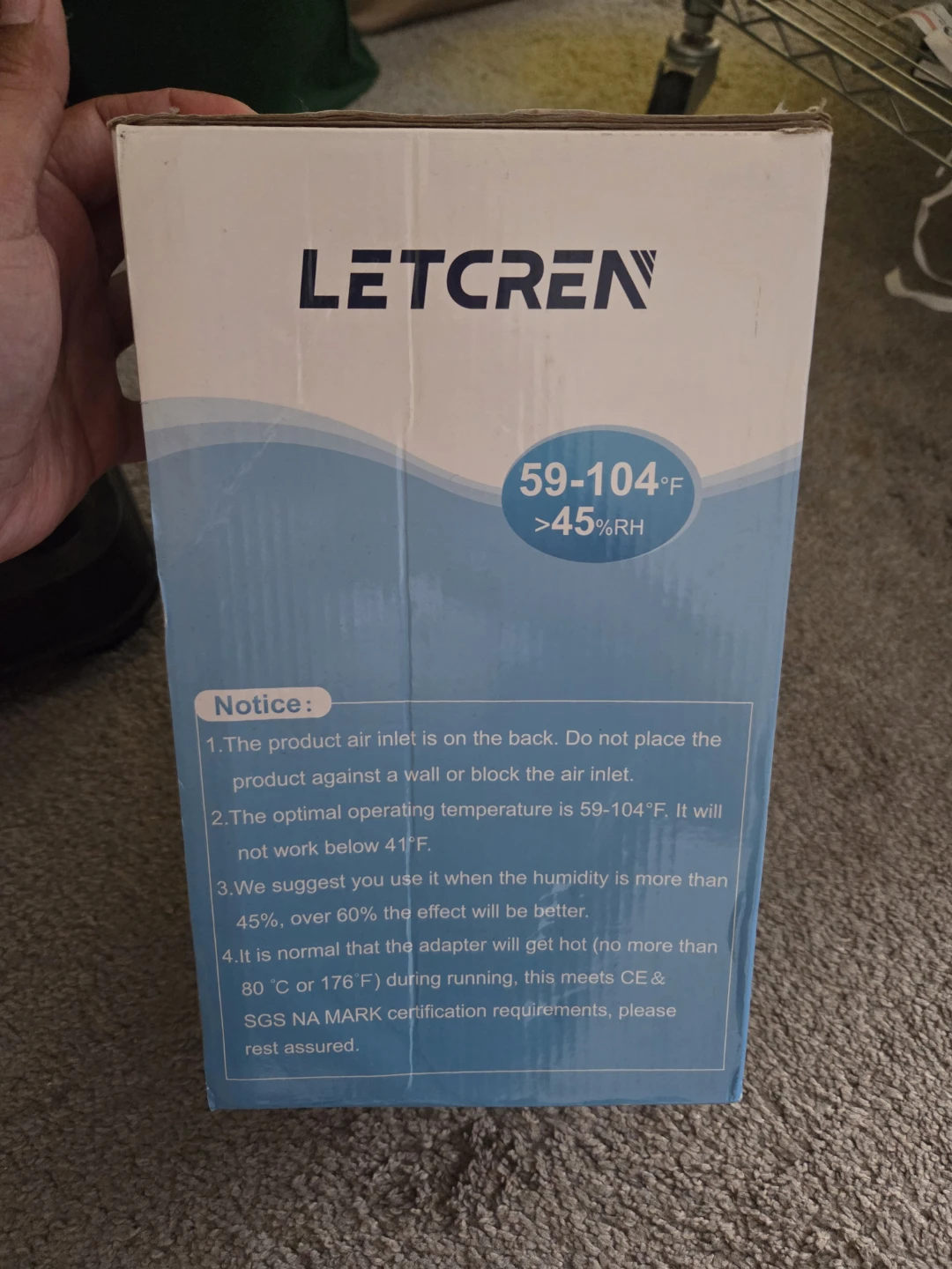 LETCRN SN150 Dehumidifier - photo 4