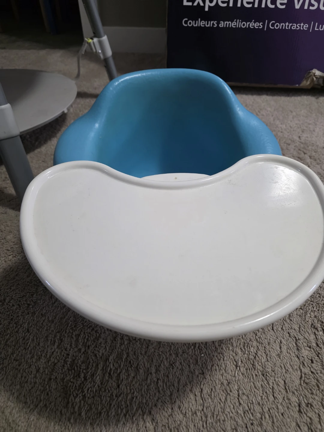 Bumbo Baby Seat with Tray - Blue