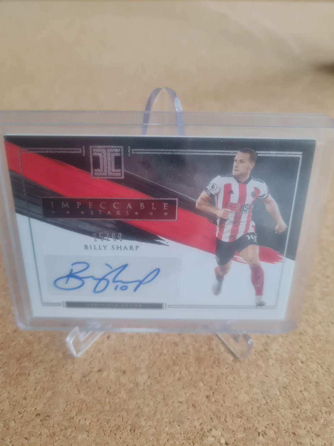 2022-23 Impeccable Billy Sharp Autograph Card