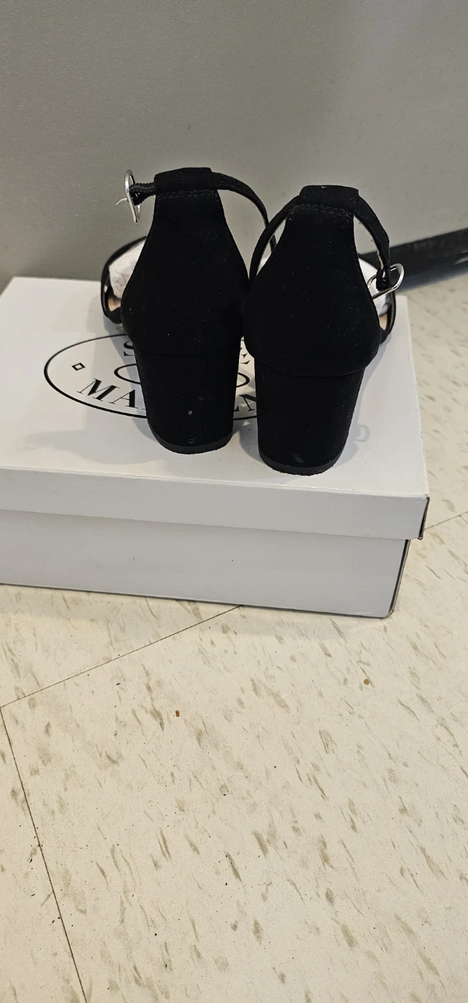 Steve Madden Black Suede Block Heel Sandals - photo 4