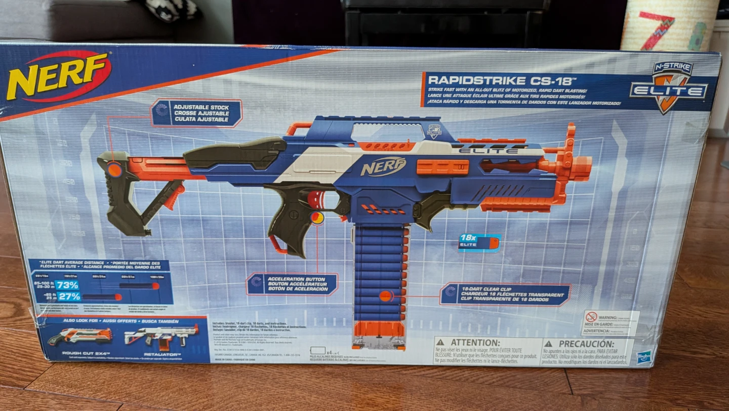 New Nerf N-Strike Elite Rapidstrike CS-18 - photo 2