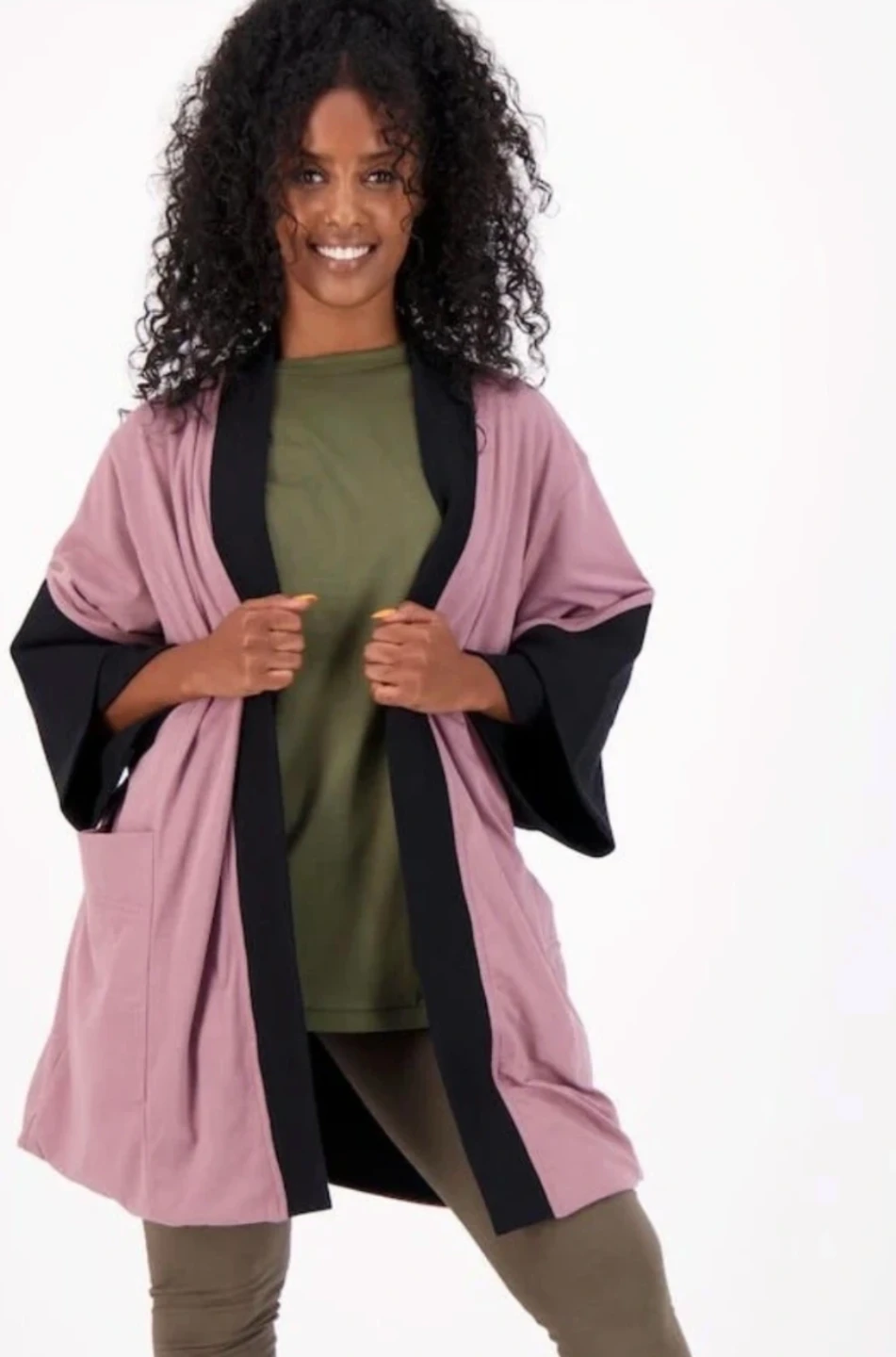 The Good Tee Kimono-Style Reversible Cardigan (BNWT, S/M)