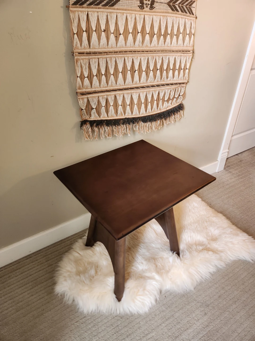 UNIQUE Square top MCM style Side Table - photo 4