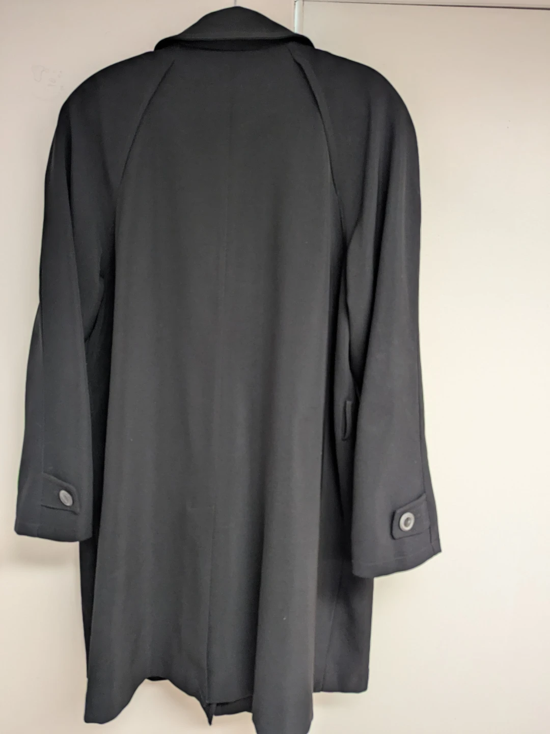 London Fog Black Trench Coat - Size 16 REG - photo 3