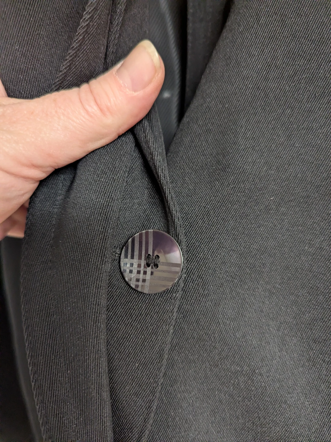 London Fog Black Trench Coat - Size 16 REG - photo 5