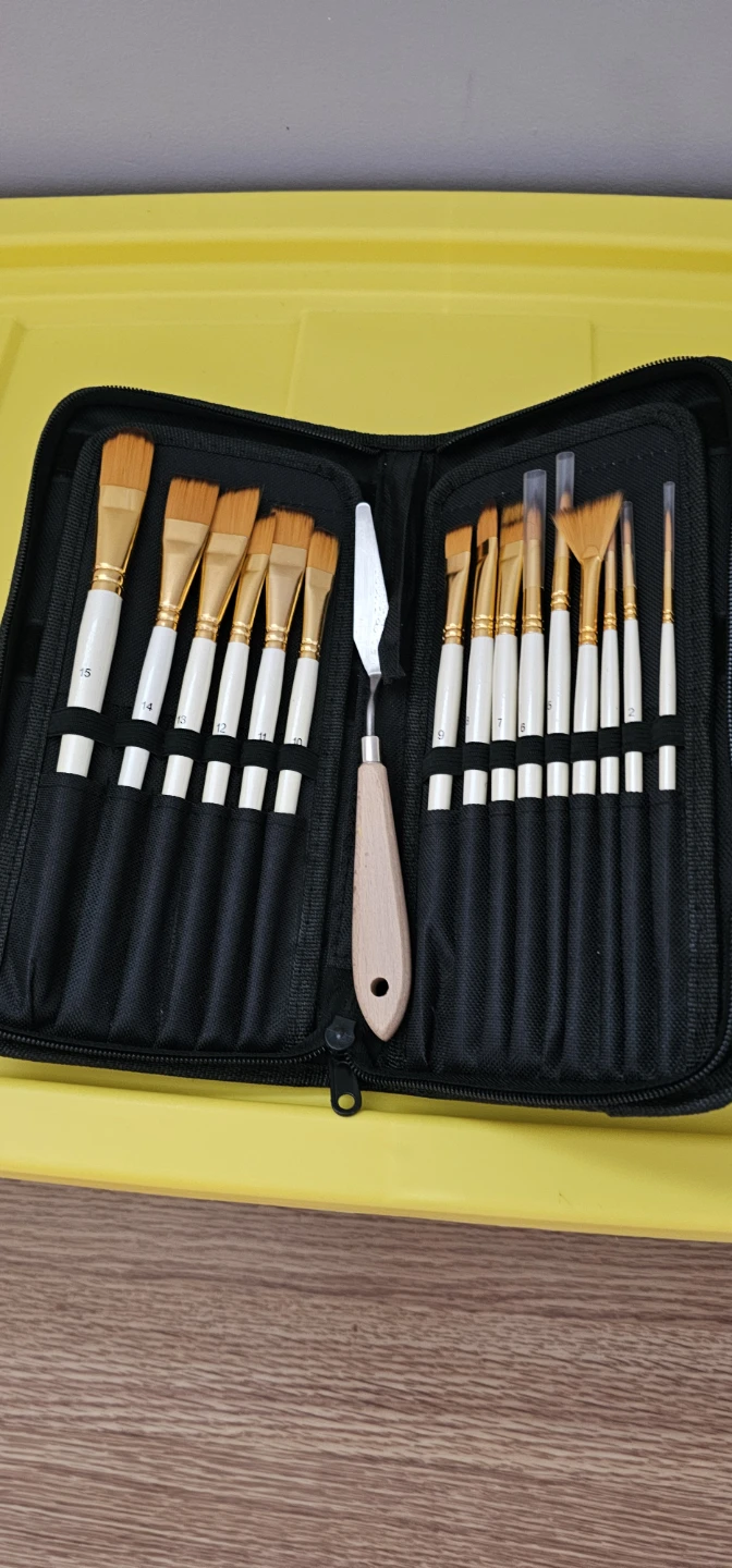 ARTIFY Paint Brush and Palette Knife Set