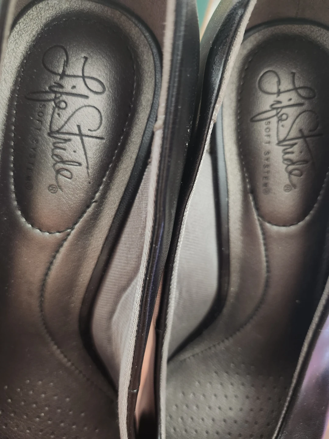 Life Stride Black Pumps - Size 9.5 WW read - photo 3