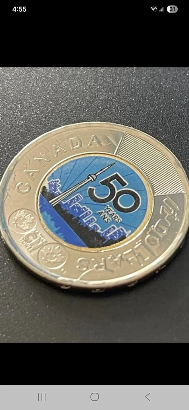 2 x Canadian 2 Dollar Coins (Toonies) - photo 3
