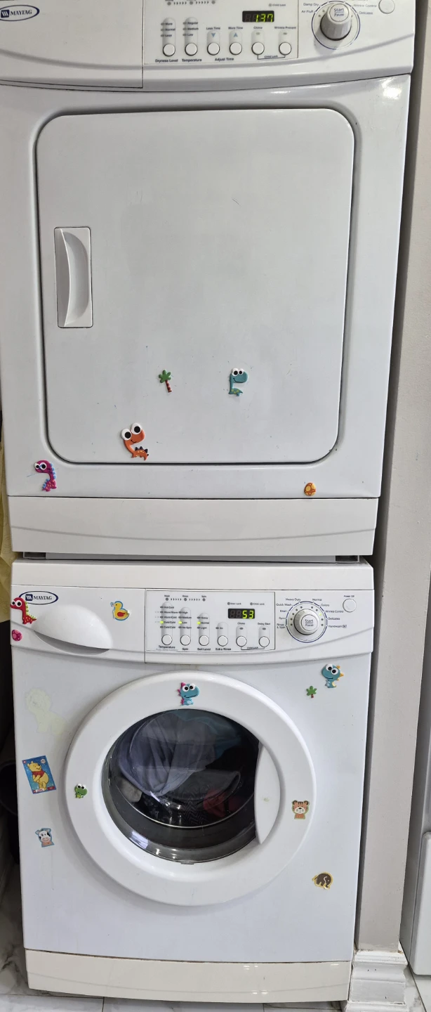 Maytag stacked front load Washer and Electric Dryer Set