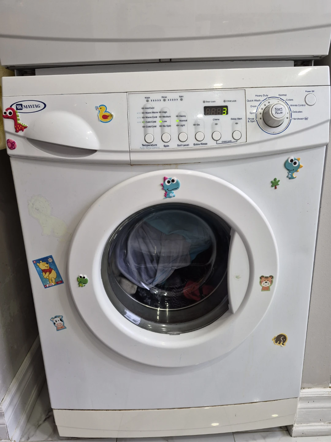 Maytag stacked front load Washer and Electric Dryer Set - photo 3