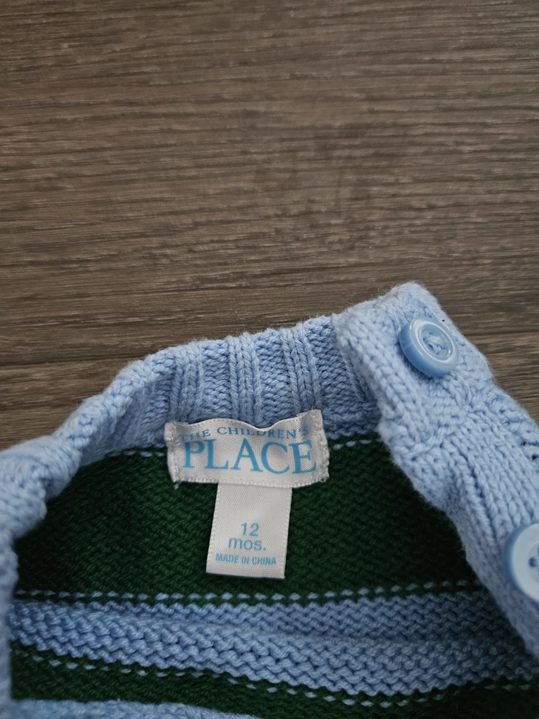 The Children's Place Striped Sweater - 12 Months - photo 2