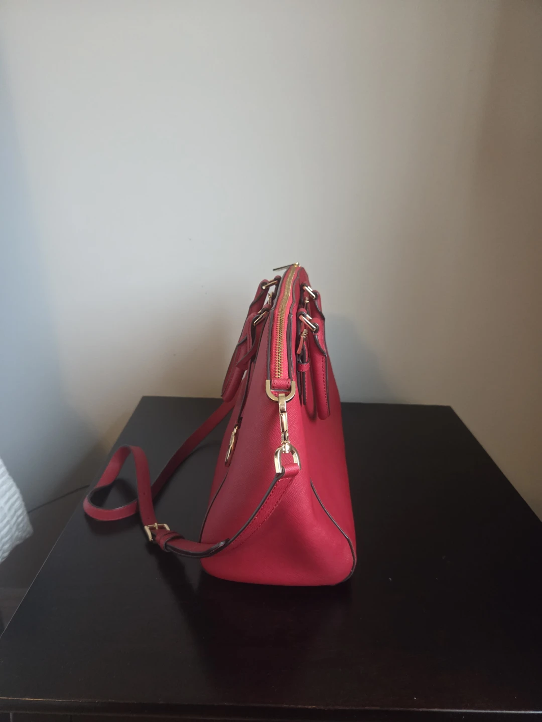 Michael Kors Red Leather Satchel Handbag - photo 2