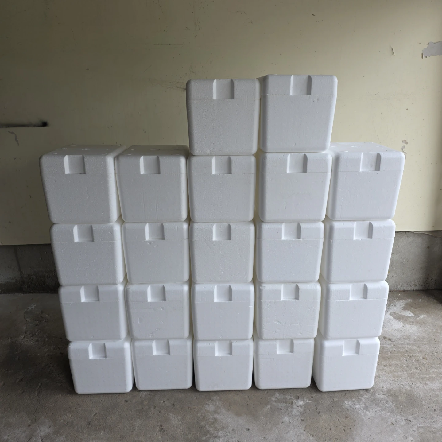 Styrofoam boxes