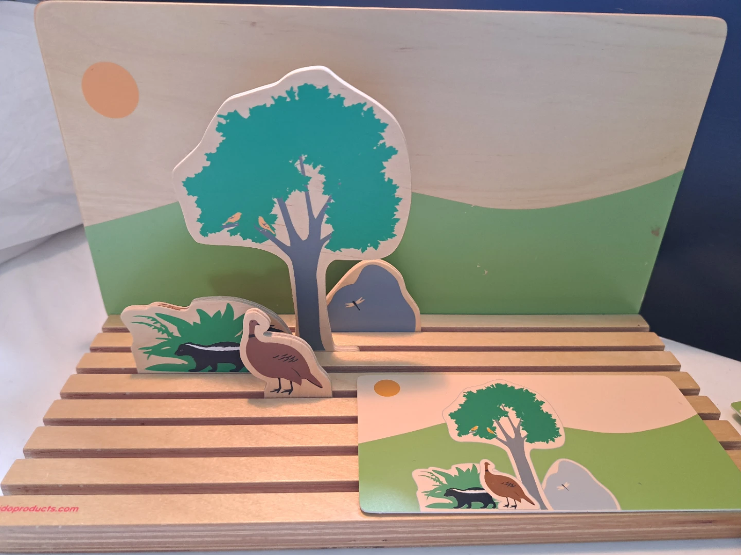 Kid O Wooden Forest Animals & Scene Building Toy