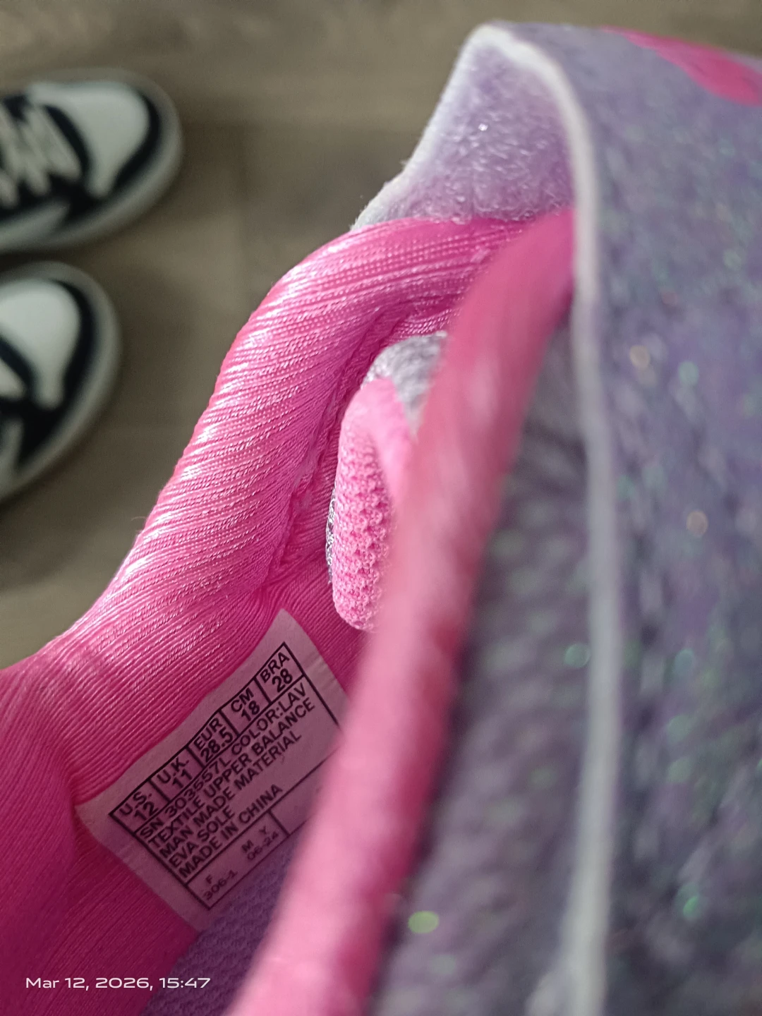Skechers Lilac Glitter Shoes - Size 12 (US Kids) - photo 2