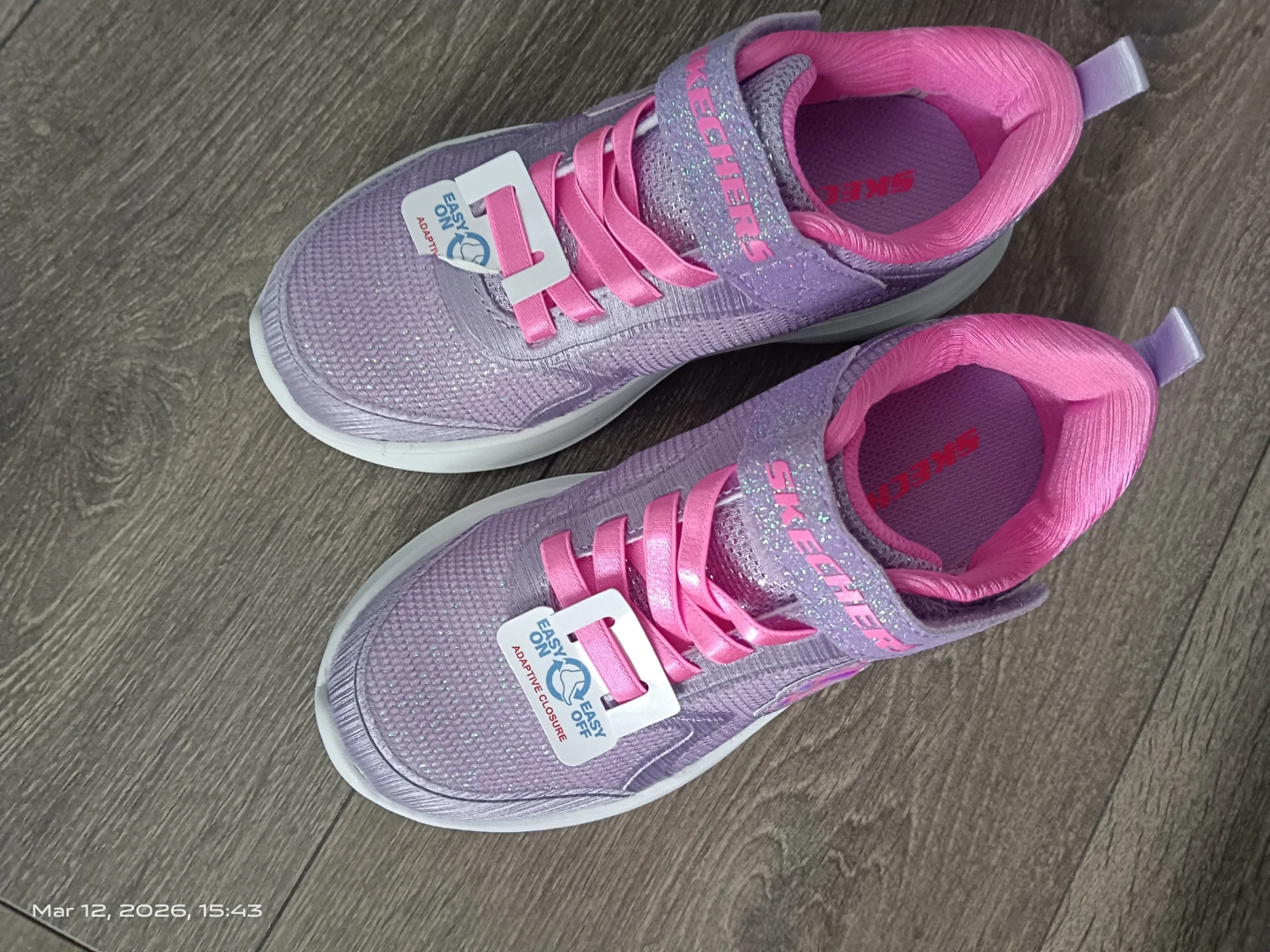 Skechers Lilac Glitter Shoes - Size 12 (US Kids) - photo 4
