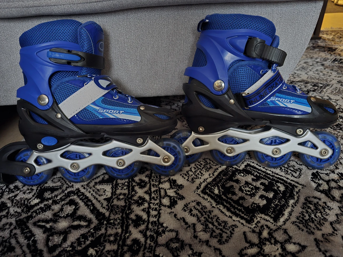 Kids Blue Sport Inline Skates