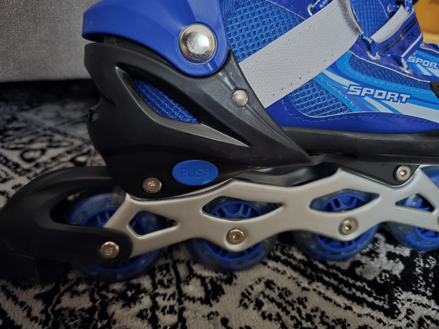 Kids Blue Sport Inline Skates - photo 2
