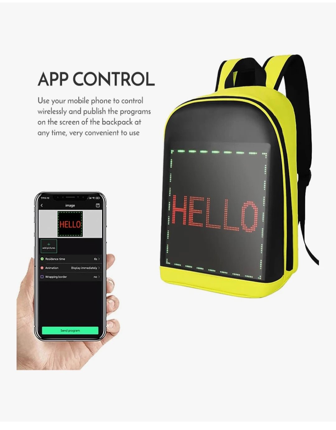 LED Display Backpack - photo 2