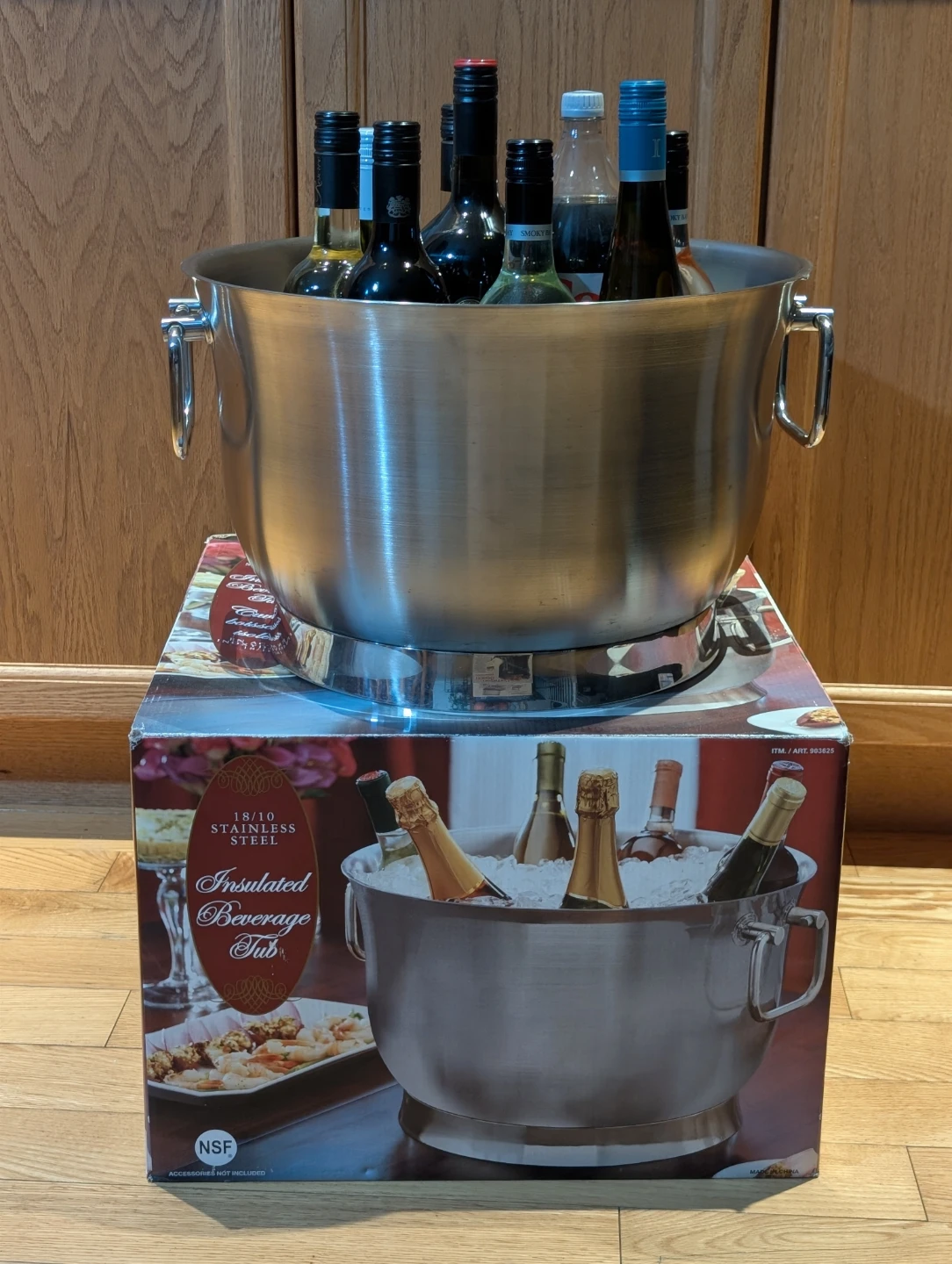 Insulated Beverage Tub - 18/10 Stainless Steel - photo 2