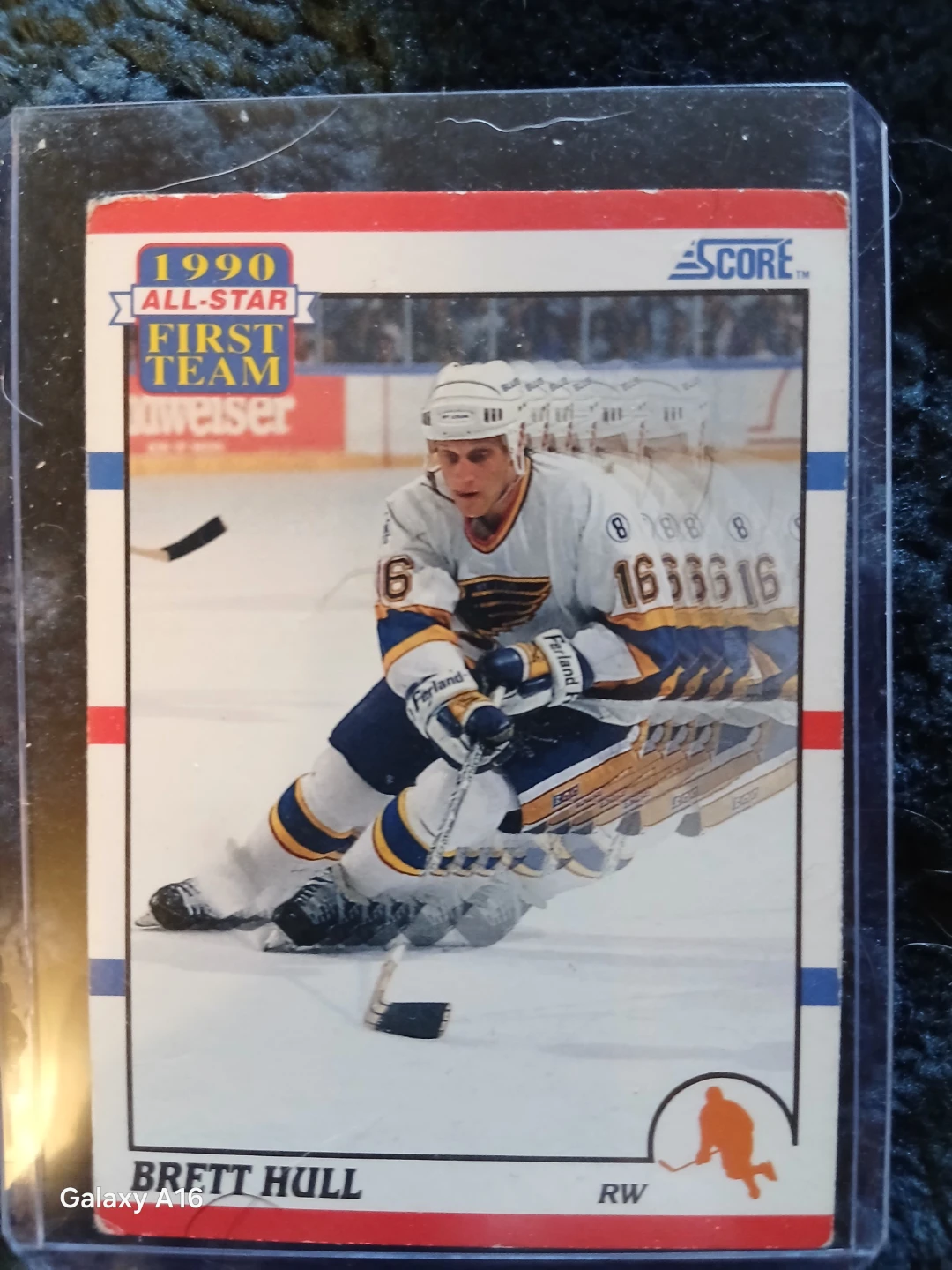 1990 Score All-Star First Team Brett Hull Hockey Card